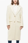 Margaux Lonnberg Corduroy Sharie Coat With Flap Pockets In Neutral