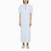 Margaux Lonnberg Light Blue Cotton Long Vic Dress In White