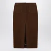 Margaux Lonnberg Margaux Lönnberg Jagger Midi Skirt In Brown