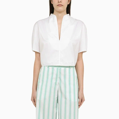 Margaux Lonnberg Margaux Lönnberg | White Cotton Duffy Shirt