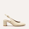 Margaux The Cluny Slingback In Cream