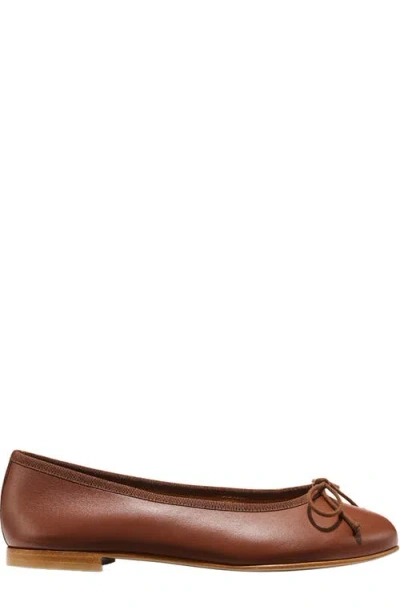 Margaux The Demi Flat In Brown