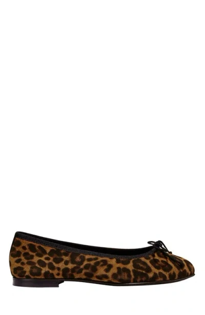 Margaux The Demi Flat In Animal Print