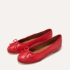 Margaux The Demi Flat In Scarlet
