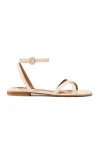 Margaux The Flat Sandal In Magnolia