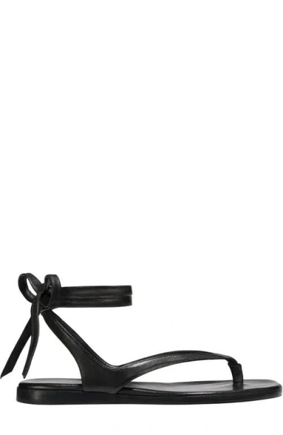 Margaux The Palermo Wrap Sandal In Black