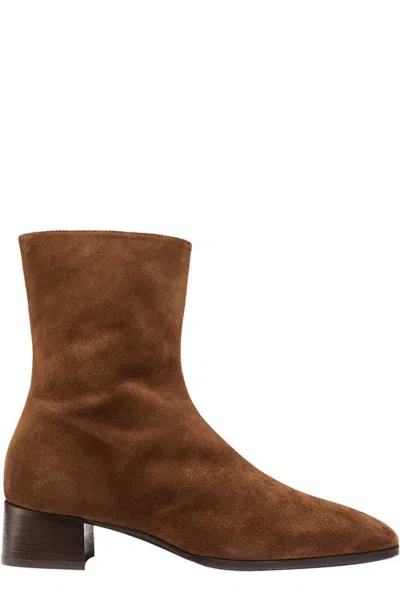 Margaux The Phoebe Boot In Ganache Suede