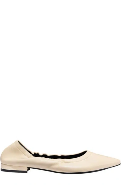 Margaux The Roma Ballet Flat In Neutral