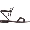 Margaux The Wrap Sandal In Brown