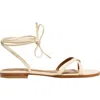 Margaux The Wrap Sandal In Brown
