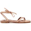 Margaux The Wrap Sandal In Rose