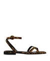 Margaux Women's The Flat Sandals In Brown