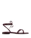 Margaux The Wrap Sandal In Brown