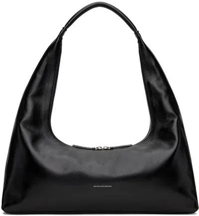 Marge Sherwood Black Large Bag In Black Glossy Plain