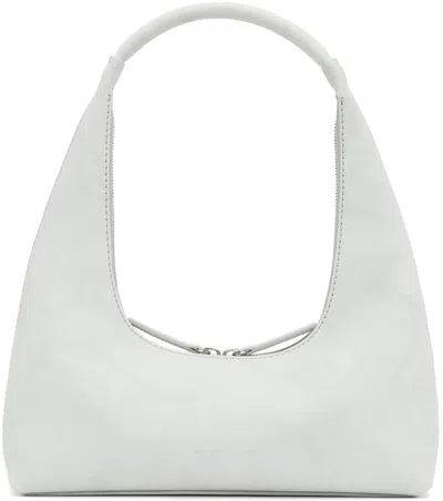 Marge Sherwood Blue Integrated Strap Shoulder Bag In White