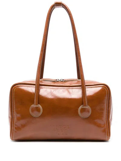 Marge Sherwood Boston Shoulder Bag In Brown