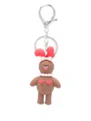 Margesherwood Charm Charm Bunny Keyring In Brown