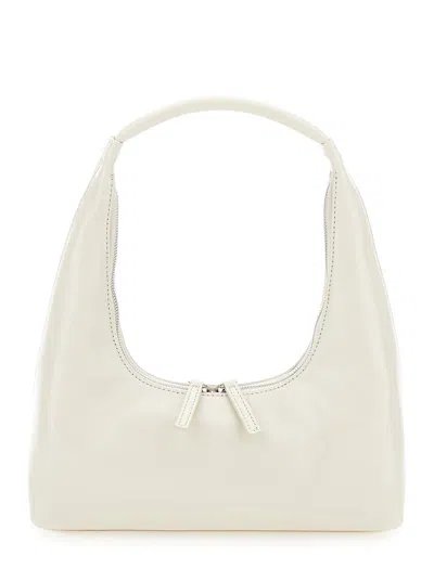Marge Sherwood Hobo Leather Shoulder Bag In White