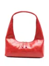 Margesherwood Hobo Calf-leather Tote Bag In Red