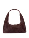 Margesherwood Large Hobo Leather Shoulder Bag In Red
