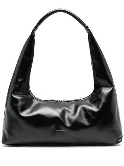 Marge Sherwood Large Leather Shoulder Bag In Black