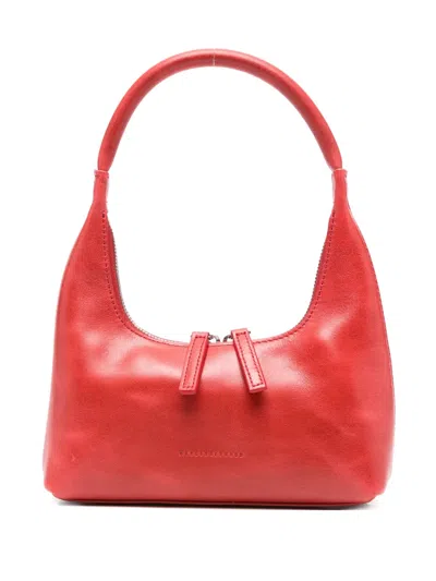 Marge Sherwood Leather Tote Bag In Red