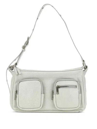 Marge Sherwood Outpocket Hobo Shoulder Bag In White