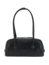 Margesherwood Embossed-logo Top-handle Tote Bag In Black