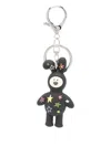 Marge Sherwood Star-print Bunny Keyring In Black