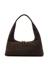 Shop Marge Sherwood Suede Shoulder Bag In Brown