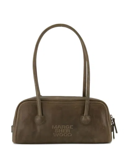 Margesherwood Top-handle Baguette Shoulder Bag In Brown