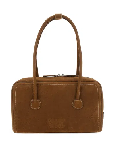 Marge Sherwood Top-handles Leather Tote Bag In Brown