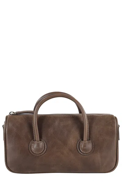 Margesherwood Zipper Small In Washed Brown Pullup