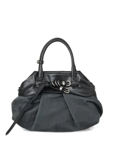 Margesherwood Buckle-detail Panelled Shoulder Bag In 블랙