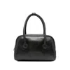 Margesherwood Embossed-logo Top-handle Tote Bag In Black