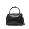 Margesherwood Embossed-logo Mini Tote Bag In Black