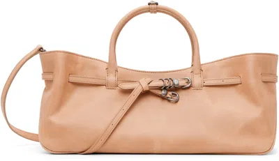 Margesherwood Beige Grandma Used Shoulder Bag In Pink