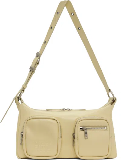 Margesherwood Beige Outpocket Bag In Blond Wood Glossy Pl