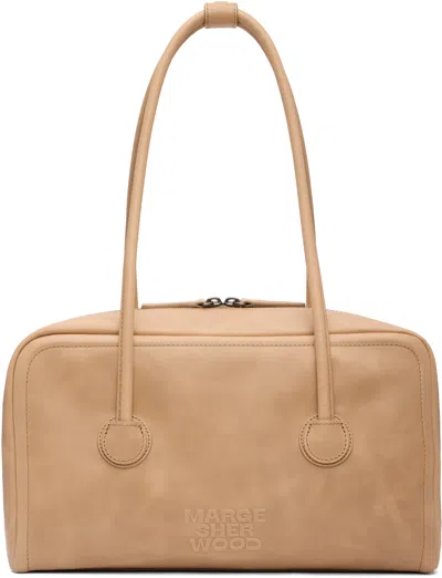Margesherwood Beige Soft Boston Bag