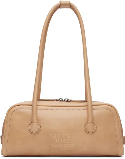 Margesherwood Beige Soft Boston Ew Bag
