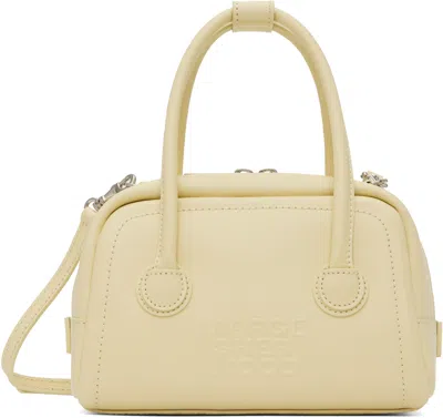 Margesherwood Beige Soft Tote Mini Bag In Blond Wood Plain