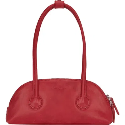Margesherwood Bessette Leather Shoulder Bag In Red