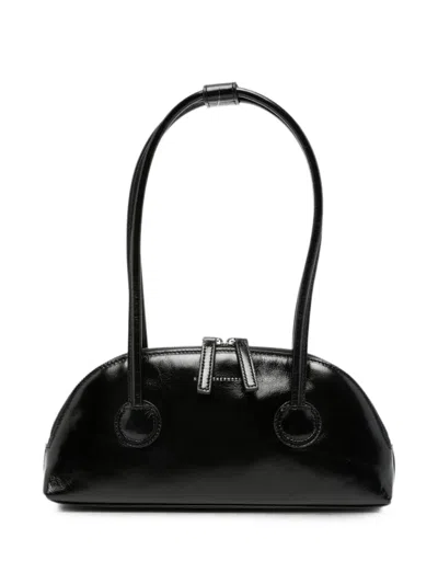 Margesherwood Bessette Leather Shoulder Bag In Black