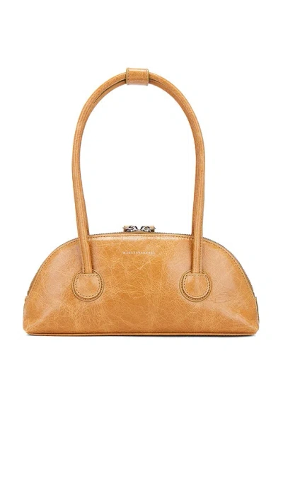 Margesherwood Bessette Shoulder Bag In Soft Camel Pull Up Crinkle