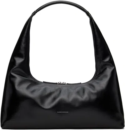 Margesherwood Black Large Bag In Black Glossy Plain