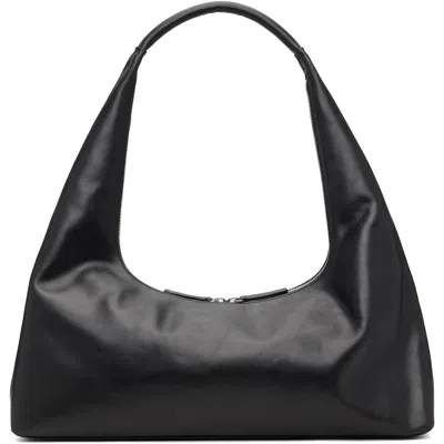 Margesherwood Black Large Bag In Black Pull-up