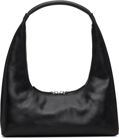 Margesherwood Black Leather Shoulder Bag