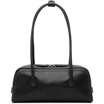 Margesherwood Black Soft Boston Ew Bag In Black Pull-up