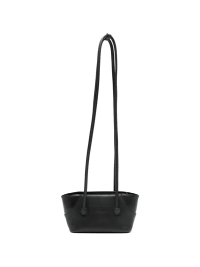 Margesherwood Shoulder Bag Boat Shopper Large With Elegant Design In Black Leather For Women Cow