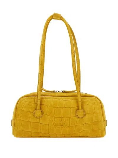 MARGESHERWOOD BOSTON CROCODILE-EMBOSSED SHOULDER BAG
